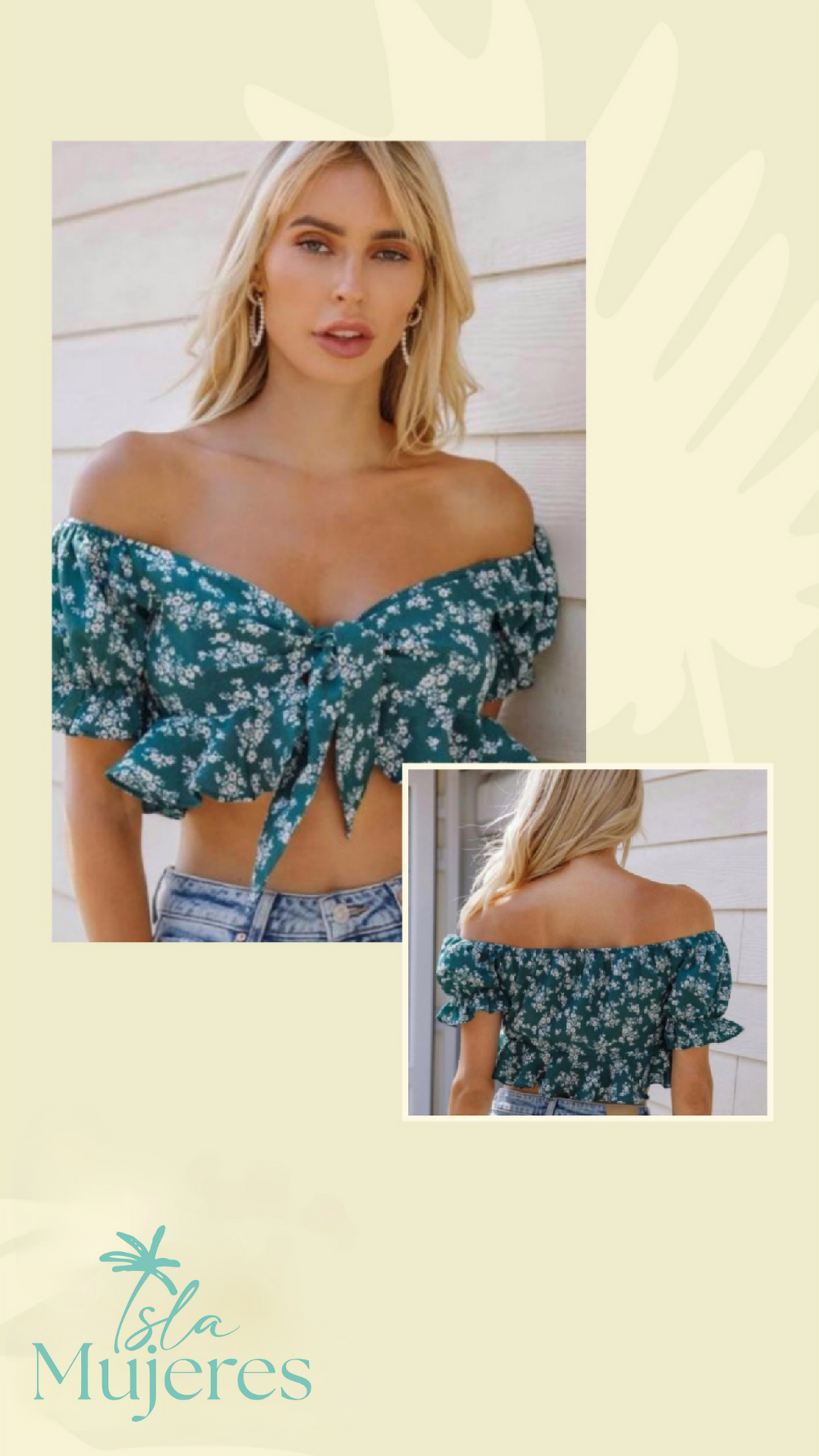Blusa Verde Nudo