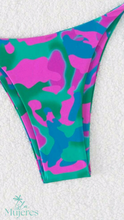 Cargar imagen en el visor de la galería, Vestido de Baño Fucsia/Verde/Azul

