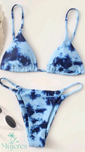 Cargar imagen en el visor de la galería, Vestido de Baño Azul Tie Dye
