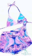 Cargar imagen en el visor de la galería, Vestido de Baño Rosado/Azul
