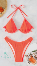 Cargar imagen en el visor de la galería, Vestido de Baño Naranja Coral
