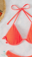 Cargar imagen en el visor de la galería, Vestido de Baño Naranja Coral
