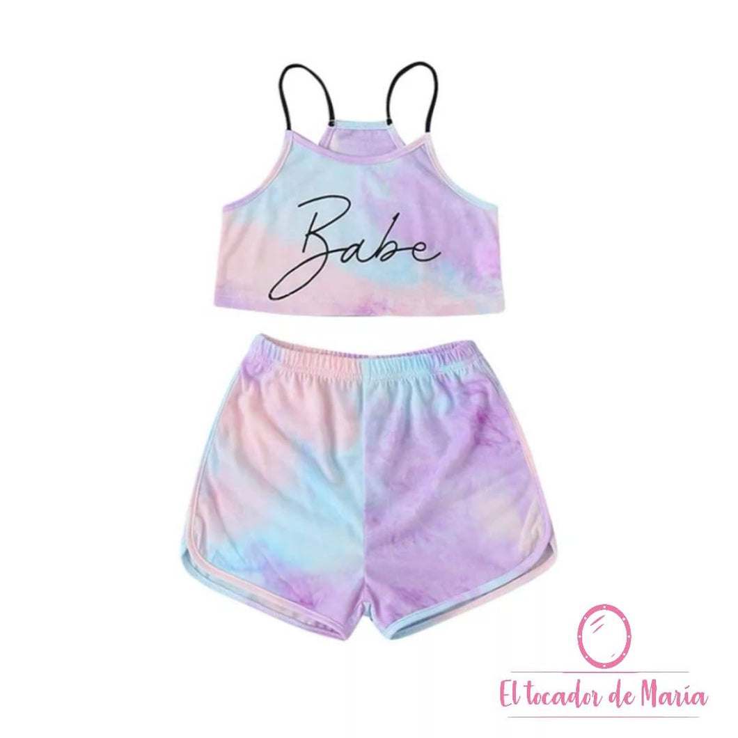 Conjunto Babe Tie Dye